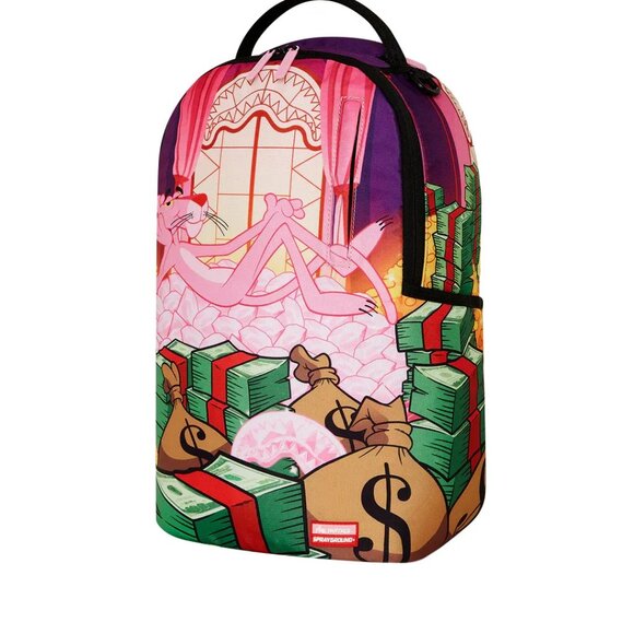 PINK PANTHER FORTRESS OF MONEY-TUDE BACKPACK SPRAYGROUND
